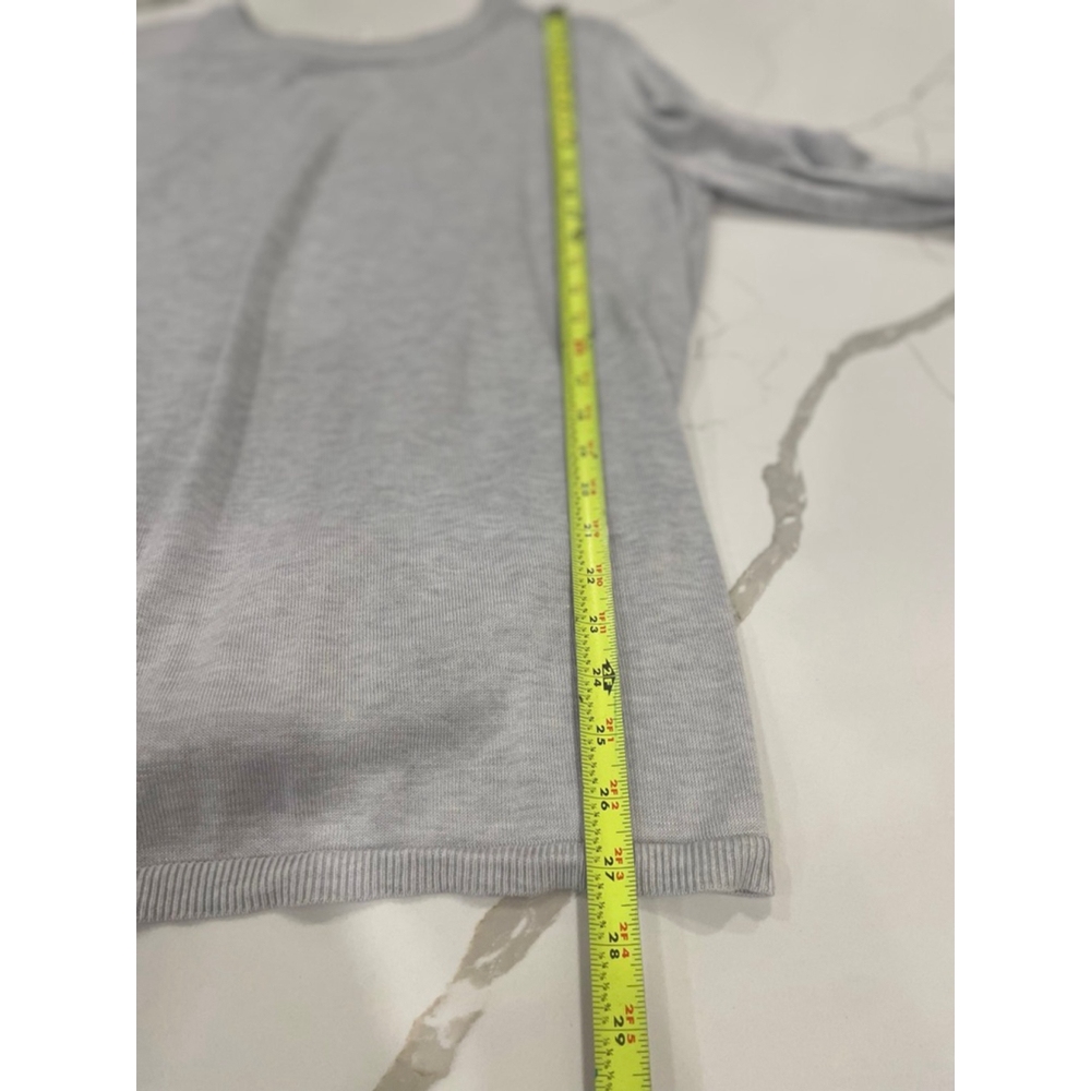 Lululemon Bring It Backbend Open Back Knit Sweater 8 Cashmere Bamboo Blend - Picture 8 of 9